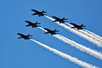 Blue Angels Covid-19 Flyover DFW